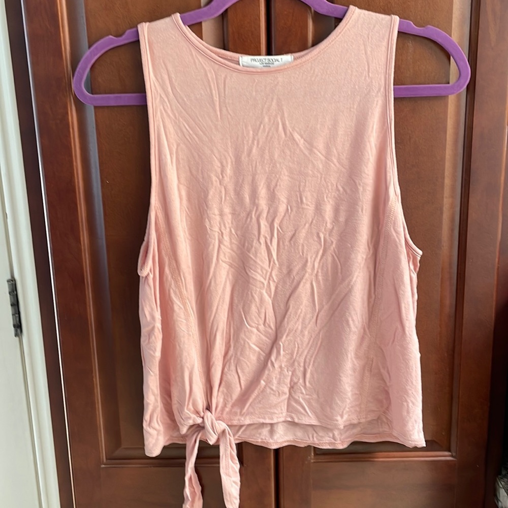 Project Social T, Medium, Pink top